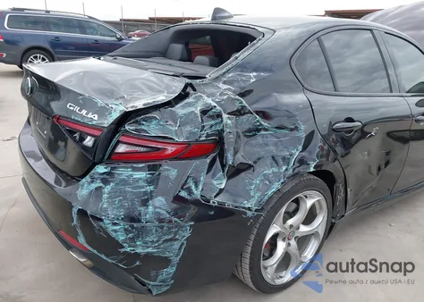 2019 Alfa Romeo Giulia Ti Sport Rwd z USA, uszkodzony, nr VIN ZARFAMBN8K7604225